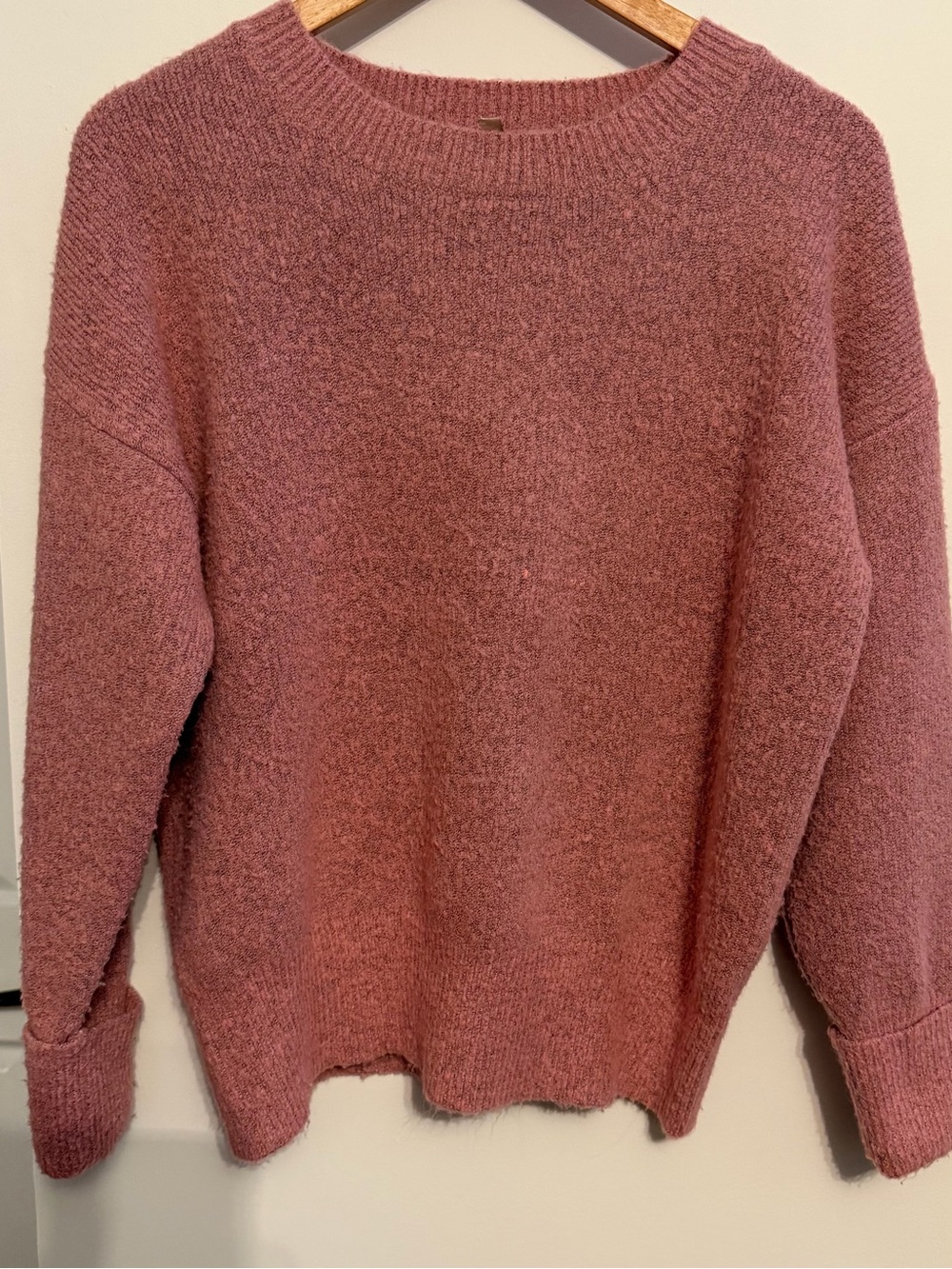 Philosophy Dusty Rose Crewneck Knit Sweater